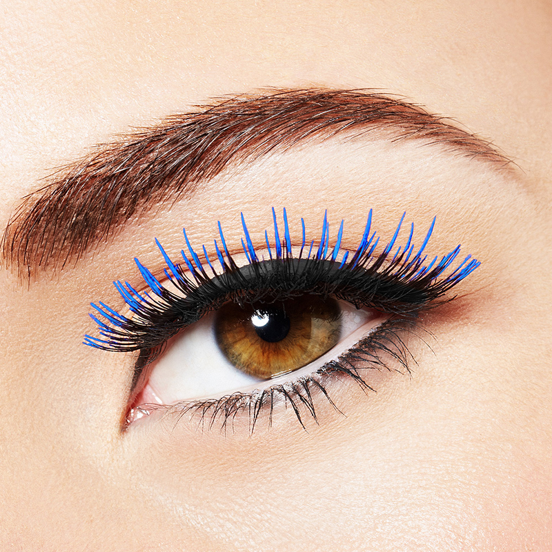 Ciate Lashlights Mascara, $11.92 plus an additional 20% off with code "PREZDAY20" (was $25.68) Note that this model is wearing false lashes. That is not necessary. Also note that she is wearing black mascara under the blue and the blue is only on the tips. That is necessary.